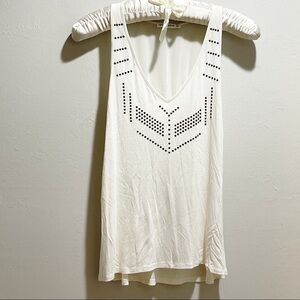 GENTLE FAWN Women’s Studded Boho Fringed Tank